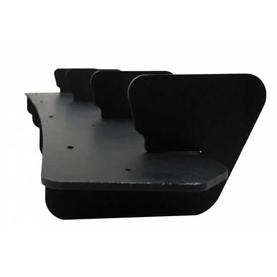 Diffuser Πίσω Προφυλακτήρα Για VW Golf VII (7.5) 17-20 Facelift Για GTI Έκδοση Μαύρο Ματ 4 Bars Από Abs Πλαστικό 1 Τεμάχιο