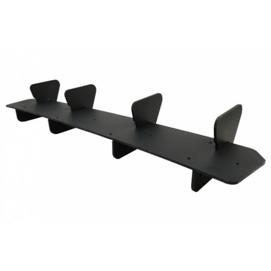 Diffuser Πίσω Προφυλακτήρα Για VW Golf VII (7.5) 17-20 Facelift Για GTI Έκδοση Μαύρο Ματ 4 Bars Από Abs Πλαστικό 1 Τεμάχιο