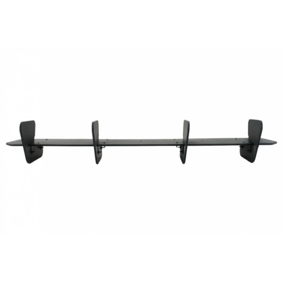 Diffuser Πίσω Προφυλακτήρα Για VW Golf VII (7.5) 17-20 Facelift Για GTI Έκδοση Μαύρο Ματ 4 Bars Από Abs Πλαστικό 1 Τεμάχιο