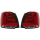 Πισινά Φανάρια Set Για Vw Polo 6R 09-14 Led Bar GTI Look Κόκκινο/Crystal Eagle Eyes