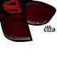 Πισινά Φανάρια Set Για Mercedes-Benz ML W164 09-11 Full Led Bar Κόκκινο/Φιμέ JunYan