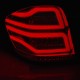 Πισινά Φανάρια Set Για Mercedes-Benz ML W164 09-11 Full Led Bar Κόκκινο/Φιμέ JunYan