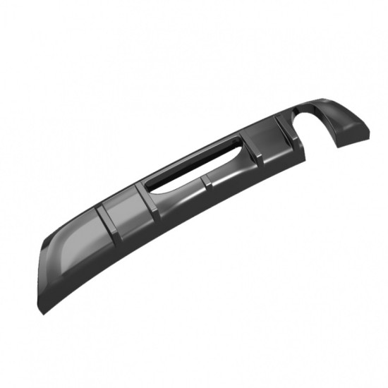 Diffuser Πίσω Προφυλακτήρα Για Opel Corsa F 2019+ Μαύρο Γυαλιστερό Από Abs Πλαστικό 1 Τεμάχιο