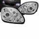 Μπροστινά Φανάρια Set Για Mercedes-Benz SLK R170 96-04 ccfl Angel Eyes Χρωμίου H1/H1 Manual Sonar