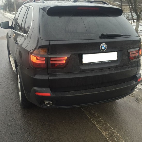 Πισινά Φανάρια Set Για Bmw X5 E70 07-10 Led Bar LCI Look Smoke