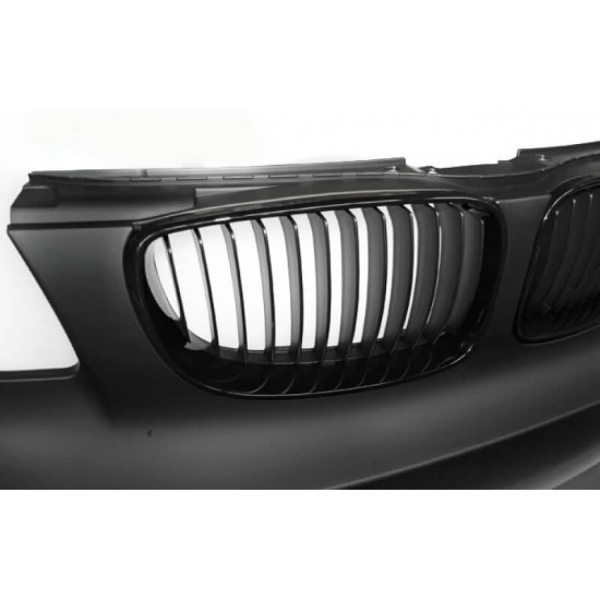 Μπροστινός Προφυλακτήρας Για Bmw 1 E81/82/87/88 04-13 1M Look Με Καρδιές Μάσκας