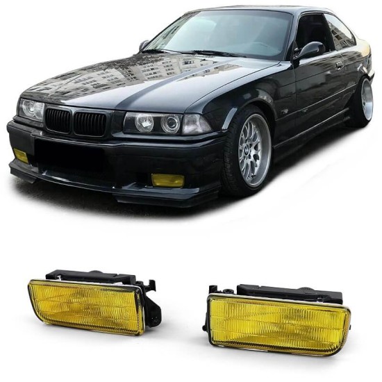 Προβολείς Ομίχλης Για Bmw 3 E36 90-99  Κίτρινοι 2 Τεμάχια