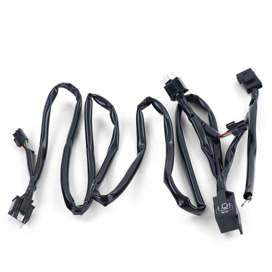 Καλωδίωση H4 Se Η7 Upgrade Kit Με Αντάπτορες Για Peugeot 206 98-06 Set Για 2 Φανάρια
