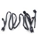 Καλωδίωση H4 Se Η7 Upgrade Kit Με Αντάπτορες Για Peugeot 206 98-06 Set Για 2 Φανάρια