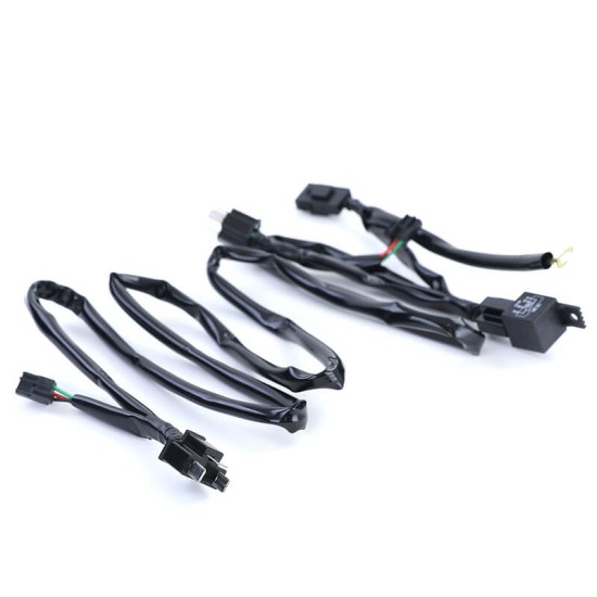 Καλωδίωση H4 Se Η7 Upgrade Kit Με Αντάπτορες Για Peugeot 206 98-06 Set Για 2 Φανάρια