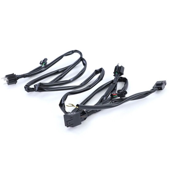 Καλωδίωση H4 Se Η7 Upgrade Kit Με Αντάπτορες Για Peugeot 206 98-06 Set Για 2 Φανάρια