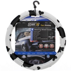 Κάλυμμα Tιμονιού ''Cow Style'' Άσπρο / Μαύρο Βελούδο Medium 37-39cm Κάλυμμα Tιμονιού ''Cow Style'' Άσπρο / Μαύρο Βελούδο Medium 37-39cm