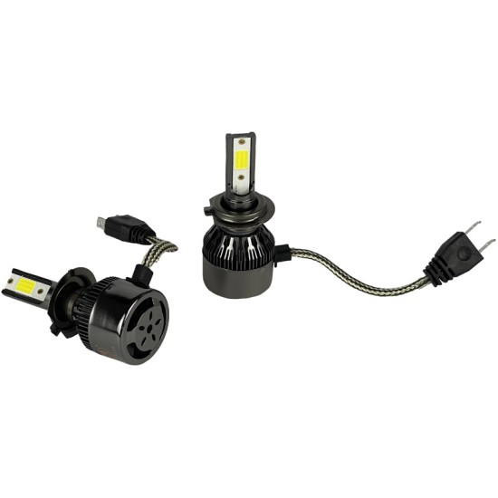 Λάμπες Led H7 C12 12/24Volt 36watt 5500lm 6000k 2 Τεμάχια