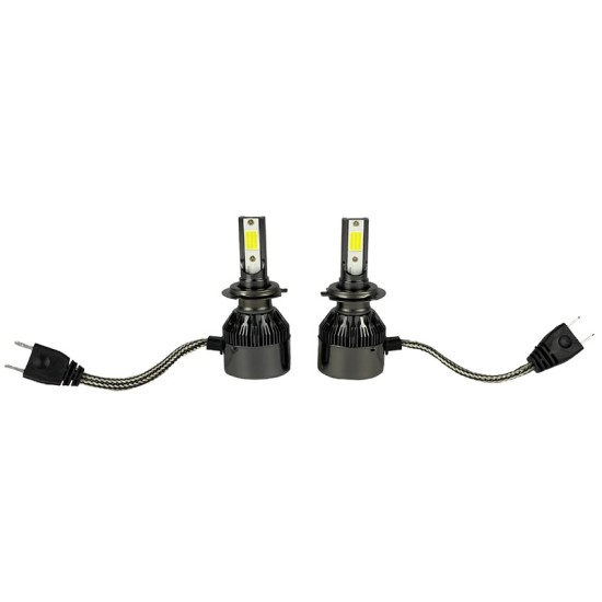 Λάμπες Led H7 C12 12/24Volt 36watt 5500lm 6000k 2 Τεμάχια