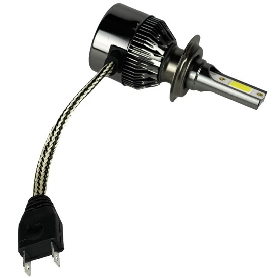Λάμπες Led H7 C12 12/24Volt 36watt 5500lm 6000k 2 Τεμάχια