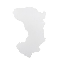 Αυτοκόλλητο Αυτοκινήτου "Χίος" 7.3cm x 4.2cm Λευκό 1 Τεμάχιο