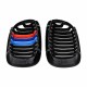 Καρδιές Μάσκας Για Bmw 3 E46 03-06 Coupe/Cabrio Tri-color / Μαύρο Γυαλιστερό 2 Τεμάχια
