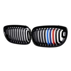 Καρδιές Μάσκας Για Bmw 3 E46 03-06 Coupe/Cabrio Tri-color / Μαύρο Γυαλιστερό 2 Τεμάχια Καρδιές Μάσκας Για Bmw 3 E46 03-06 Coupe/Cabrio Tri-color / Μαύρο Γυαλιστερό 2 Τεμάχια