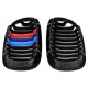 Καρδιές Μάσκας Για Bmw 3 E46 03-06 Coupe/Cabrio Tri-color / Μαύρο Γυαλιστερό 2 Τεμάχια