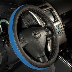 Κάλυμμα Τιμονιού Αυτοκινήτου Otom Easy-Fit Δερματίνη Μαύρο - Μπλε Medium 37-39cm F-58 Κάλυμμα Τιμονιού Αυτοκινήτου Otom Easy-Fit Δερματίνη Μαύρο - Μπλε Medium 37-39cm F-58