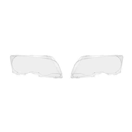 Κρύσταλλα Φαναριών Για Bmw 3 E46 Coupe 99-03 Xenon & Halogen 2 Τεμάχια