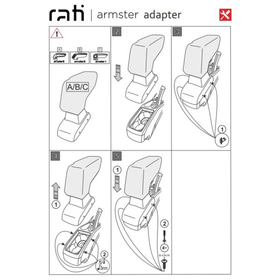 Βάση Τεμπέλη Ειδική Για Dacia Duster 18+ Armster Rati 1 Τεμάχιο