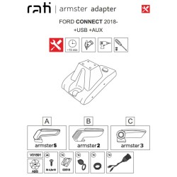 Βάση Τεμπέλη Ειδική Για Ford Connect 18+ Armster Rati 1 Τεμάχιο Βάση Τεμπέλη Ειδική Για Ford Connect 18+ Armster Rati 1 Τεμάχιο