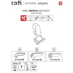 Βάση Τεμπέλη Ειδική Για Opel Meriva 2010-2017 Without Flex Rail Armster Rati 1 Τεμάχιο Βάση Τεμπέλη Ειδική Για Opel Meriva 2010-2017 Without Flex Rail Armster Rati 1 Τεμάχιο