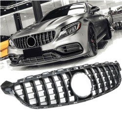 Μάσκα Για Mercedes-Benz C-Class W205 C63 Amg 14-18 GT Amg Panamericana Look 360° Γυαλιστερό Μαύρο 1 Τεμάχιο Μάσκα Για Mercedes-Benz C-Class W205 C63 Amg 14-18 GT Amg Panamericana Look 360° Γυαλιστερό Μαύρο 1 Τεμάχιο