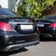 Αεροτομή Πορτ Παγκάζ Για Mercedes-Benz C-Class W205 Sedan 14-21 Amg look Lipspoiler Γυαλιστερό Μαύρο Από Abs Πλαστικό
