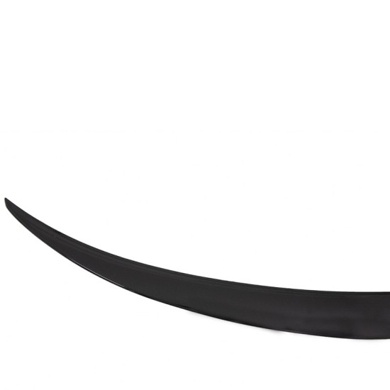 Αεροτομή Πορτ Παγκάζ Για Mercedes-Benz C-Class W205 Sedan 14-21 Amg look Lipspoiler Γυαλιστερό Μαύρο Από Abs Πλαστικό
