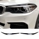 Φρυδάκια Μπροστινών Φαναριών Για Bmw 5 G30 / G31 2017-2020 Pre-LCI Βαμμένα Μάυρο Γυαλιστερό Χρώμα 2 Τεμάχια