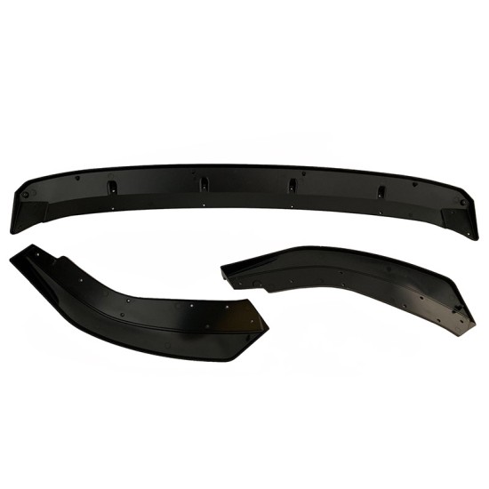 Μπροστινό Spoiler Για VW Golf VIII (8) 21+ Standard Έκδοση Μαύρο Χρώμα Από Abs Πλαστικό 3 Τεμάχια