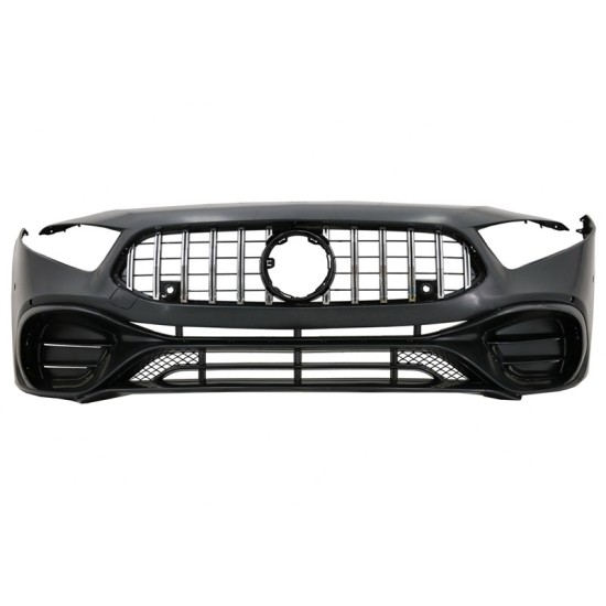 Μπροστινός Προφυλακτήρας Για Mercedes-Benz A-Class W177 Hatchback / V177 Sedan 18+ Amg A45 Look Με Μάσκα Panamericanal & Canards