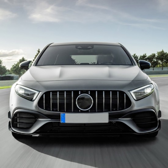 Μπροστινός Προφυλακτήρας Για Mercedes-Benz A-Class W177 Hatchback / V177 Sedan 18+ Amg A45 Look Με Μάσκα Panamericanal & Canards