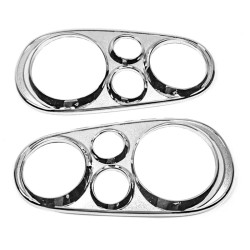 Μασκάκια Μπροστινών Φαναριών Χρωμίου/Ματ Για VW Golf IV (4) 98-04 2 Τεμάχια