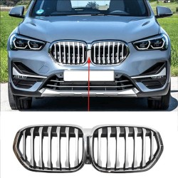Καρδιές Μάσκας Για Bmw X1 F48 19+ X-Line Μαύρο/Χρώμιο 2 Τεμάχια Καρδιές Μάσκας Για Bmw X1 F48 19+ X-Line Μαύρο/Χρώμιο 2 Τεμάχια