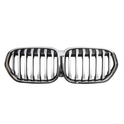 Καρδιές Μάσκας Για Bmw X1 F48 19+ X-Line Μαύρο/Χρώμιο 2 Τεμάχια Καρδιές Μάσκας Για Bmw X1 F48 19+ X-Line Μαύρο/Χρώμιο 2 Τεμάχια