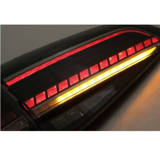 Πισινά Φανάρια Set Για Vw Golf VII 7 & 7.5 11-19 Led Bar Dynamic Facelift 7.5 GTI/R Look Φιμέ VLand