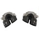 Diffuser Πίσω Προφυλακτήρα Για Mercedes-Benz A-Class W177 19+ Sedan Amg Look Με Μαύρες Μπούκες