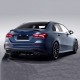 Diffuser Πίσω Προφυλακτήρα Για Mercedes-Benz A-Class W177 19+ Sedan Amg Look Με Μαύρες Μπούκες