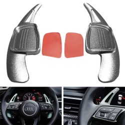 Paddles Shift Αλουμινίου Για Audi A3 2017+ / A4 2017+ / A5 2017+ Ασημί 2 Τεμάχια Paddles Shift Αλουμινίου Για Audi A3 2017+ / A4 2017+ / A5 2017+ Ασημί 2 Τεμάχια