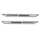 Αυτοκόλλητα Σήματα Φτερού / Πόρτας Για VW Tiguan / Passat R-Line 4 Τεμάχια