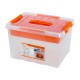Εργαλειοθήκη / Κουτί Αποθήκευσης Πλαστικό Διάφανο Με Ράφι , Κλιπς & Πλαϊνές Λαβές 40.4x×30.4x25.7cm 22Lt Tactix 320266