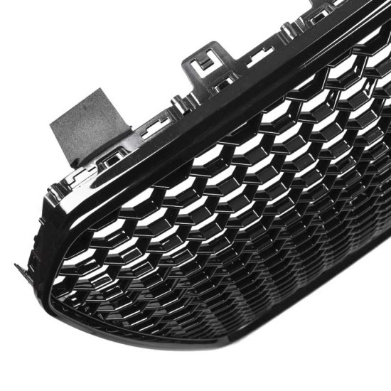 Μάσκα Για Audi A5 11-16 8T/8F RS-Look Κυψελωτή Γυαλιστερό Μαύρο 1 Τεμάχιο