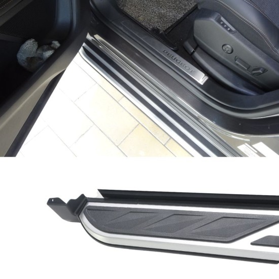 Πλαινά Σκαλοπάτια Για Peugeot 3008 16+  OEM Look 2 Τεμάχια