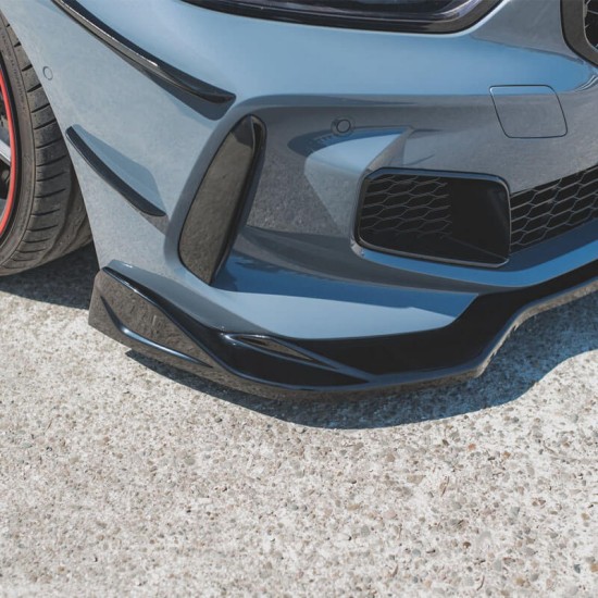 Μπροστινό Spoiler Για Bmw 1 F40 2019+ 135M & M-Packet Γυαλιστερό Μαύρο Maxton Design 1 Τεμάχιο