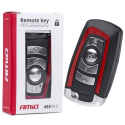 Universal Αντιγραφικό Τηλεχειριστήριο Γενικής Χρήσης Σταθερού Κωδικού Με 4 Κανάλια 433MHz Amio 03143 Universal Αντιγραφικό Τηλεχειριστήριο Γενικής Χρήσης Σταθερού Κωδικού Με 4 Κανάλια 433MHz Amio 03143