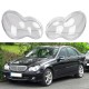 Κρύσταλλα Φαναριών Για Mercedes-Benz  C-Class W203 2000-2007 Sedan / Touring Ζευγάρι 2 Τεμάχια