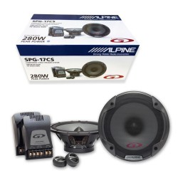 Ηχεία Αυτοκινήτου Alpine SPG-17CS Διαιρούμενα 16.5cm 280W Peak 70W RMS 2 Δρόμων Ζευγάρι 2 Τεμάχια Ηχεία Αυτοκινήτου Alpine SPG-17CS Διαιρούμενα 16.5cm 280W Peak 70W RMS 2 Δρόμων Ζευγάρι 2 Τεμάχια